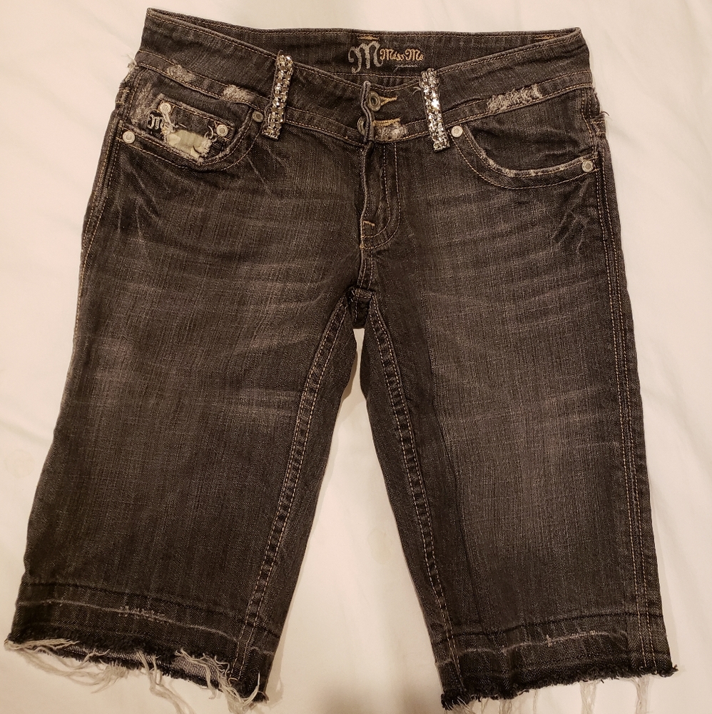 Miss Me Bermuda Jean Shorts